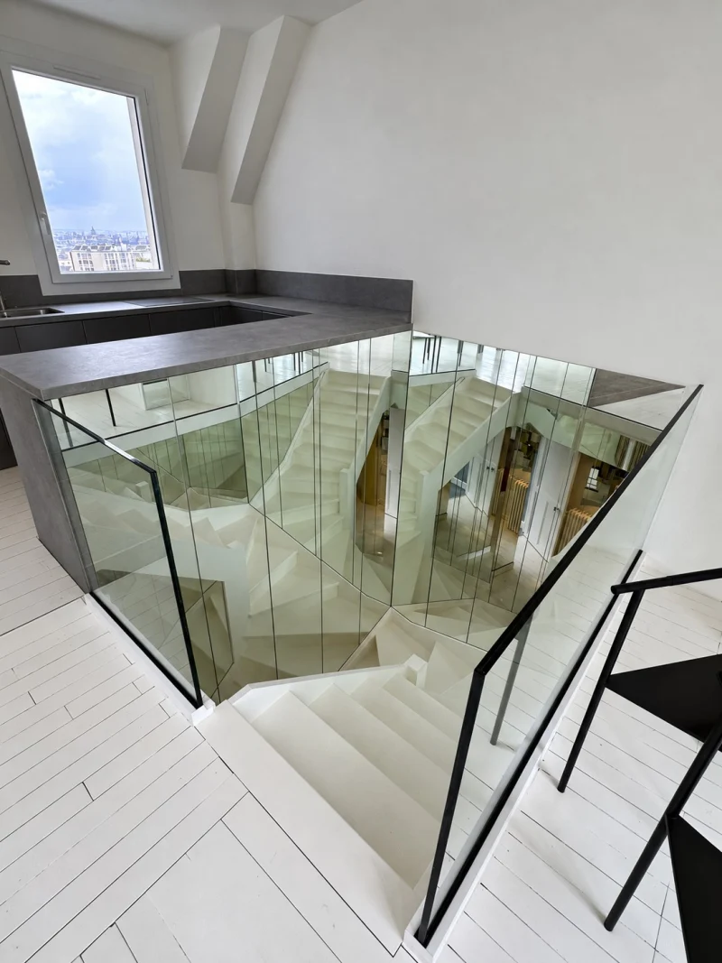 Escalier en miroir